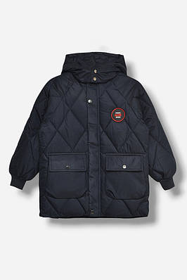 Куртка дитяча зимова темно-синього кольору 208196T Безкоштовна доставка