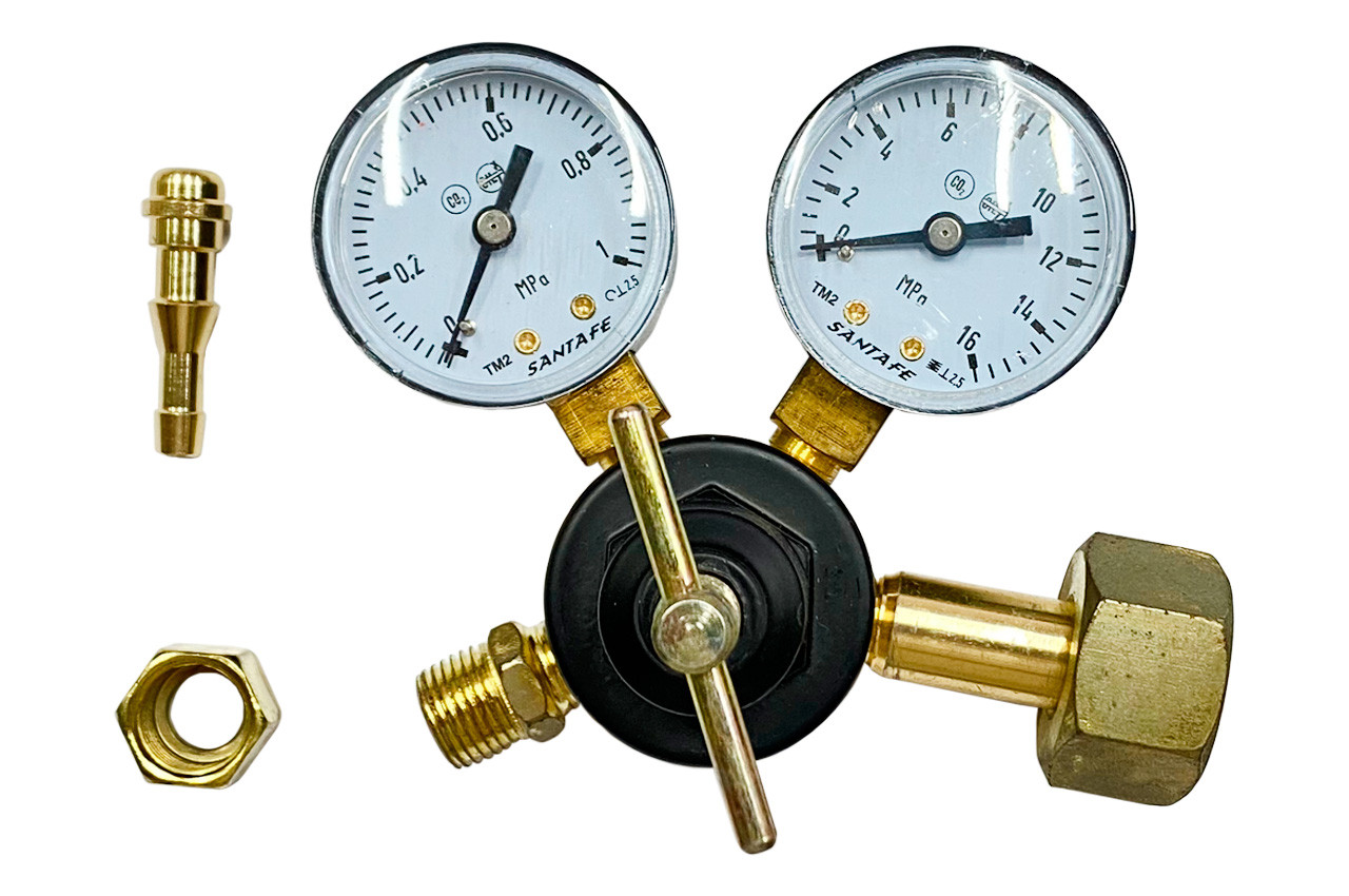 Редуктор вуглекислотний CO2 ATF УР-6-6 x 16МПа маленький алюміній (ATF-107-1), фото 1