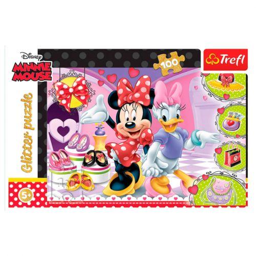 Пазли - 100 ел, Глітерні - "Міні" Дісней: Міні Маус",, фото 1