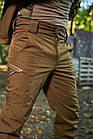 🔥 Штани утеплені "Klos - SoftShell" (Койот) штани тактичні, карго, ВСУ, теплі, фото 8