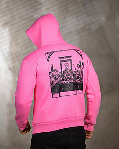 Мілітарі худі на флісі GENESIS diner pink ВТ6779