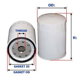 Фільтр масляний Sakura O98060 (HF151)