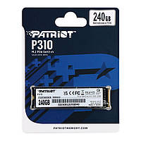 SSD M.2 Диск Patriot P310 240GB NVMe 2280 PCIe 3.0 3D TLC (P310P240GM28)
