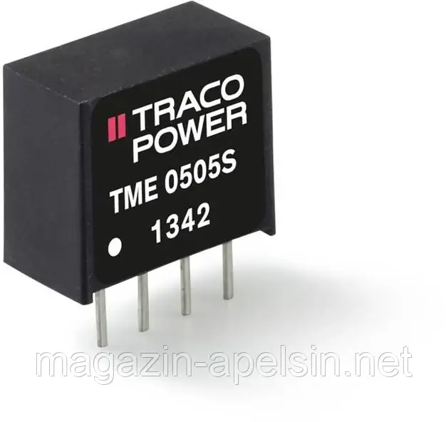 DC/DC перетворювач TME, 1 Вт, SIL-4 TracoPower TME 2415S In 24V/DC Out 15V/DC 65mA
