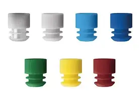 Пробка Promed® для пробірок діаметром 12 мм (з РЕ, з обідками, білого кольору), 1000 шт.