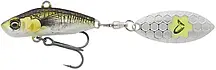 Тейл-спінер Savage Gear 3D Sticklebait Tailspin 65mm 9.0g Green Silver Ayu