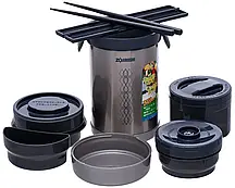 Набір для ланчу ZOJIRUSHI SL-NC09ST Steel