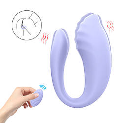 Вібратор для пар Every Night Toys Cosima з дистанційним керуванням, лавандовий, 10 режимів 18+