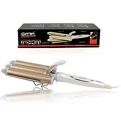 Тройна плойка Gemei GM-1988 керамічне покриття 25 мм діаметра