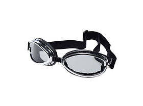 Маска для ретро шолома T6 Chrome Silver