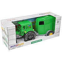 Трактор "Фермер" з причепом для тварин, Wader