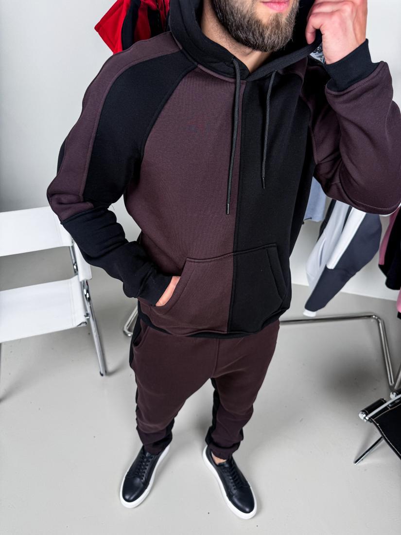 Костюм на флісі утеплений стильний модний осінь весна чоловічий