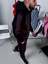 Костюм на флісі утеплений стильний модний осінь весна чоловічий, фото 3