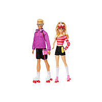 Лялька Barbie набір Барбі та Кен На роликах удвох (HXK90)