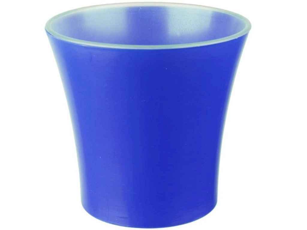 Горщик для квітів Орхідея діаметр 120мм синій ТМ КОНСЕНСУС, фото 1