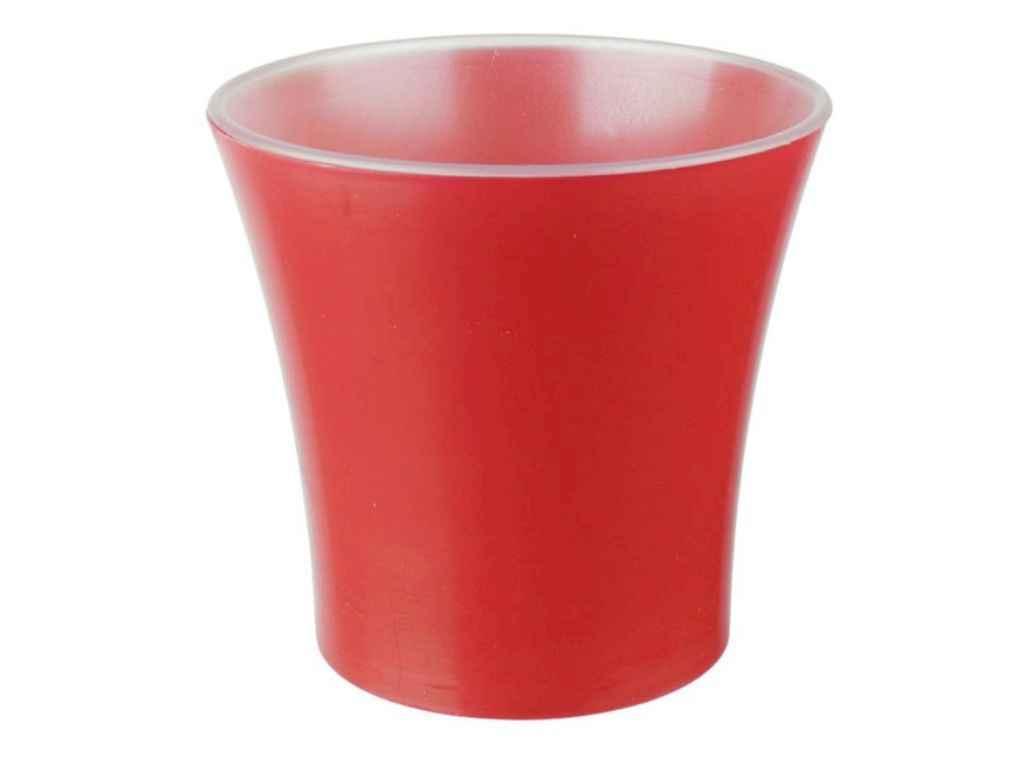 Горщик для квітів Орхідея діаметр 180мм червоний ТМ КОНСЕНСУС, фото 1