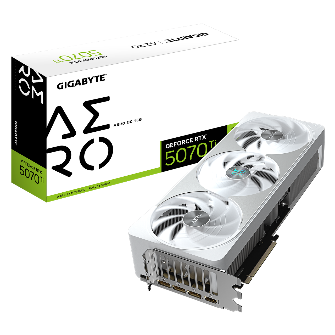 Відеокарта Gigabyte GeForce RTX5070 Tі AERO OC 16G, фото 1