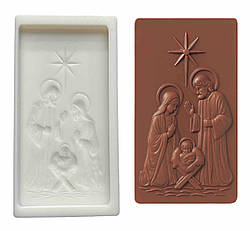 Силіконовий Молд для ГІПСУ та ін  "Плитка - РІЗДВО"