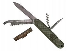 Мультитул Mil-Tec German Old Style Olive 7-в-1 (арт. 15337000) — армійський ніж із чохлом
