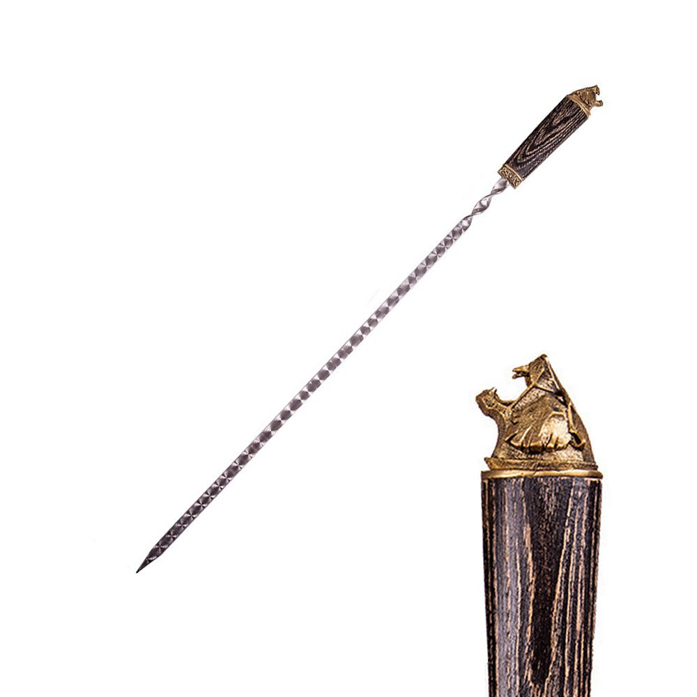 Шампур ручної роботи Господар Тайги 45 см Gorillas BBQ 1шт SKK18, фото 1