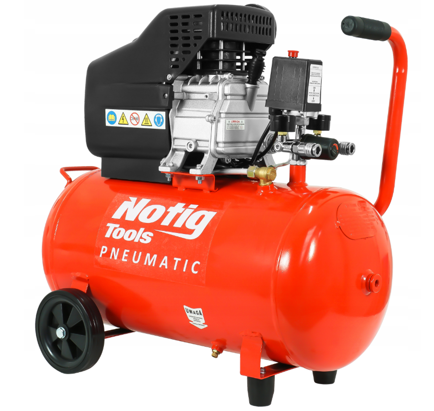 Масляний компресор Notig Tools 50 л, 2200 Вт, 1 циліндр, фото 1