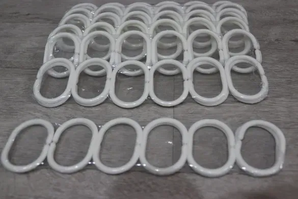 Кільця для штор у ванну 12 шт