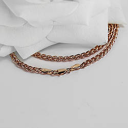 Ланцюжок Колосок 55895 ширина 3 мм позолота РО довжина 55