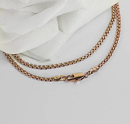 Ланцюжок Бісмарк класичний 39696 ширина 2 мм позолота РО довжина 50