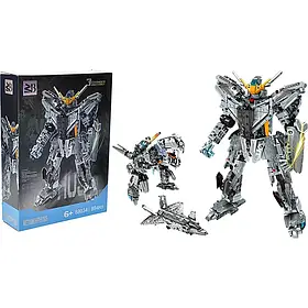 Конструктор 3 в 1 робот-динозавр-літак 884 деталі YG Toys 88034A у коробці 40,5x9,5x59,5 см