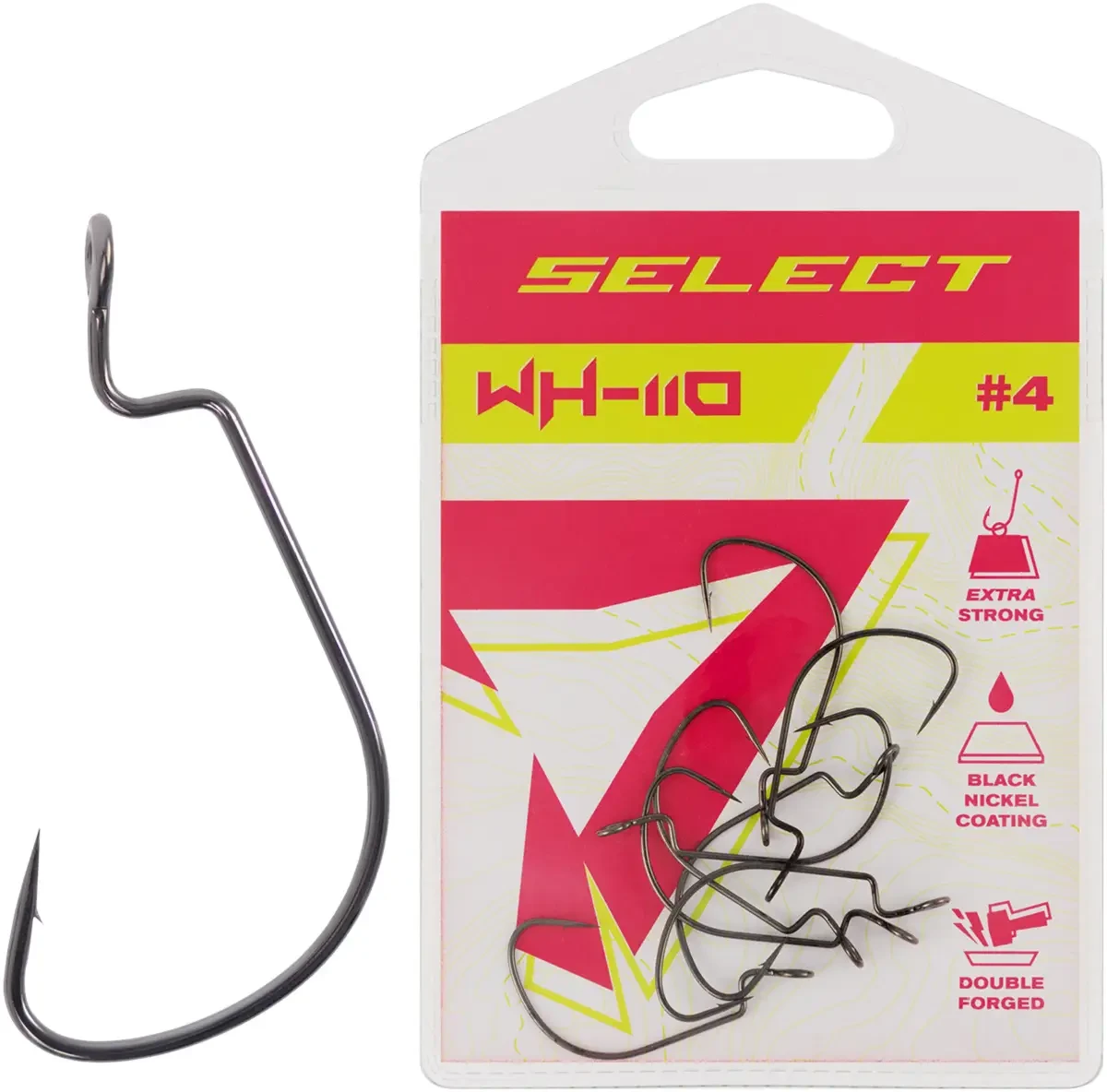 Крючок Select WH-110 #4 (8 шт/уп)