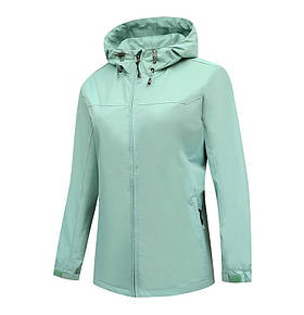 Жіноча вітрівка Solve,бірюзова легка водовідштовхувальна куртка для весни та осені, KT7002207 Розмір - S