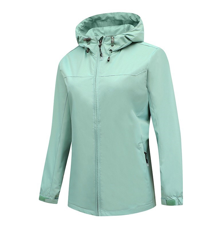 Жіноча вітрівка Solve,бірюзова легка водовідштовхувальна куртка для весни та осені, KT7002207 Розмір - 2XL, фото 1