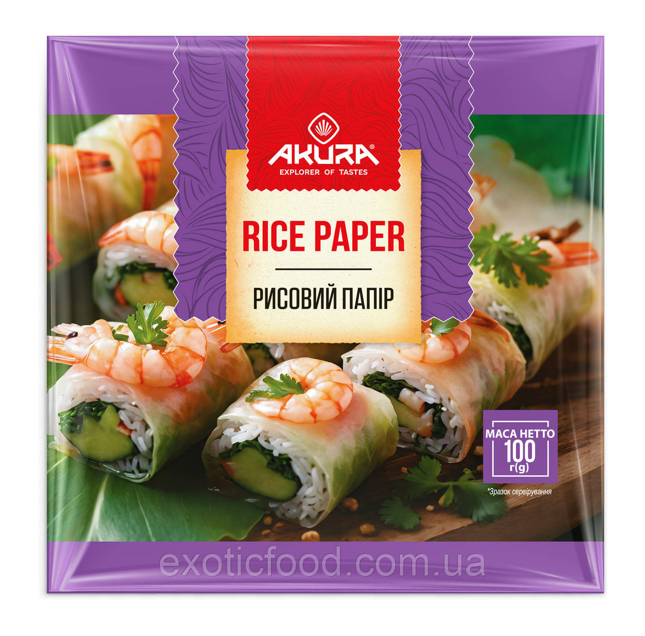 Папір "Рисовий" 100г. ТМ "AKURA", фото 1