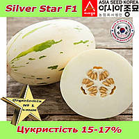 Диня Silver Star F1 / Сілвер Стар F1 (тип "Діно"), ТМ Asia Seed (Південна Корея)