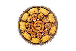 Солодощі асорті в сиропі: катаїфі, сараглі, баклава (Сироп'яста) ΠΑΠΑΣΤΑΥΡΟΥ, 1 кг