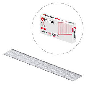 Комплект цвяхів для пневмостеплера PT-1603 PT-1612 18 мм 5000 шт Intertool PT-8618 цвяхи для степлера набір степлерних цвяхів