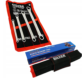 Ключі накидні TORX 4 шт. E6-E24 Silver S10988