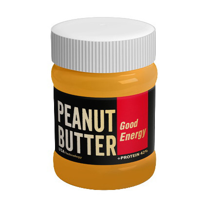 Арахісова паста Good Energy Peanut Butter + Protein 42% 250 g, фото 1