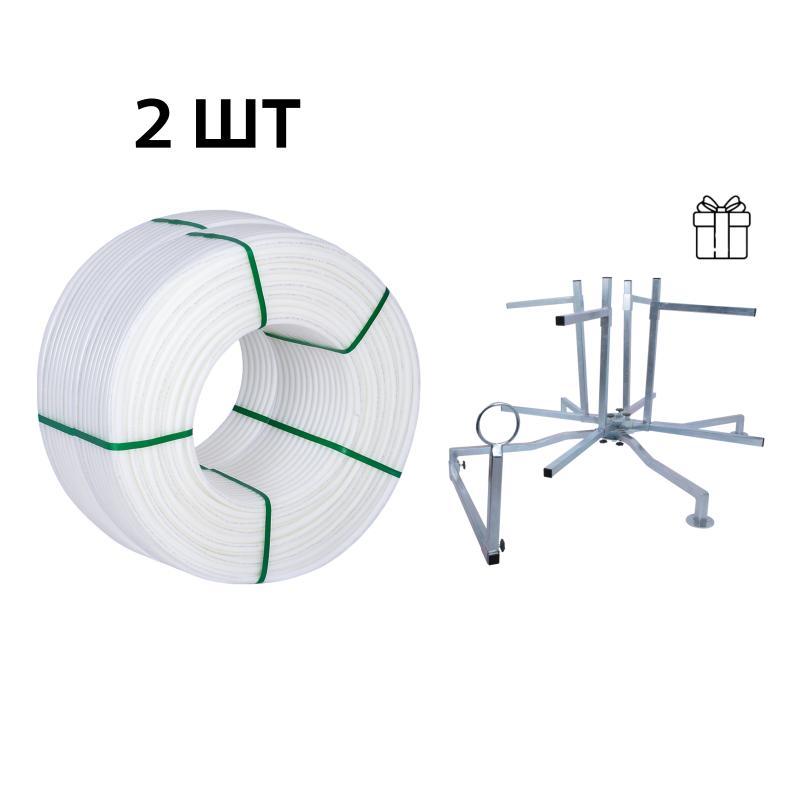 Акційний набір Thermo Alliance: 2 бухи. Труба PEX-A EVOH WHITE 5 шарів 16×2,0 мм, (600 м), Spain + Обладнання для розмотування