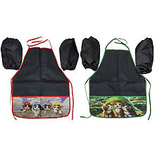 Дитячий фартух з нарукавниками Cats