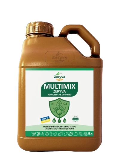 Мікродобриво та стимулятор росту MULTIMIX Zeryva 5 л, фото 1