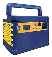 Зарядна станція з сонячними панелями Blue Carbon 1000Вт*ч 1100Вт LiFePO4 Solar System (PSSLF110100G 3220) Синя