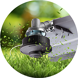 Садовий тример-мотокоса 1400 Вт 255/420 мм Intertool DT-2258 електротример для саду мотокоса для скошування трави тримери, фото 10