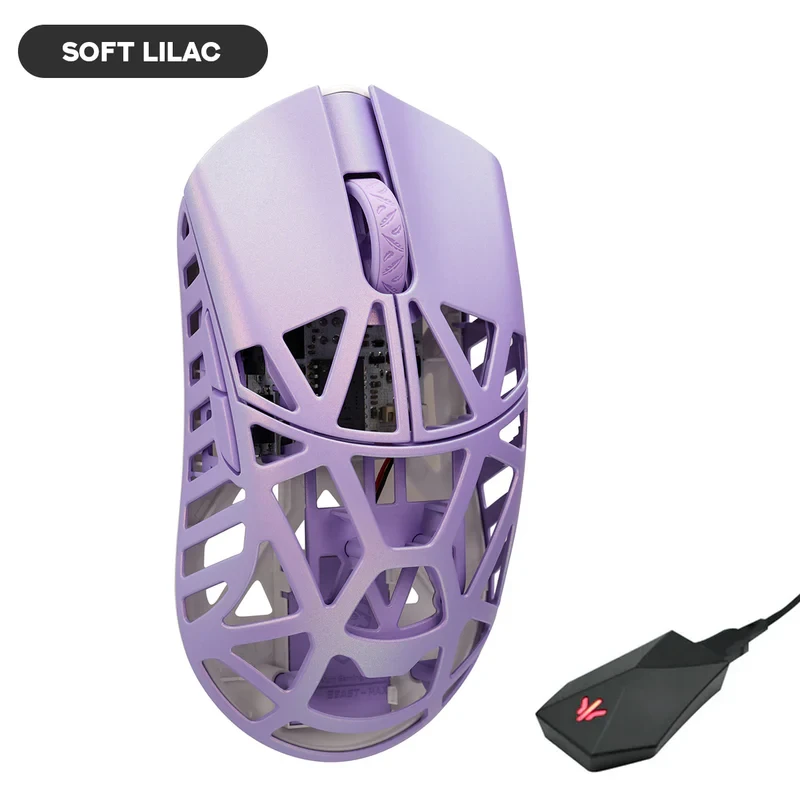 WLmouse BEAST X MAX Soft Lilac — вид збоку