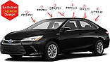 Дефлектори вікон (вітровики) Toyota Camry v55 2015-2017 (Американка), фото 10