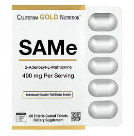 S-аденозилметіонін SAMe Lake Avenue Nutrition, 400 мг 60 таблеток