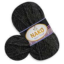 Nako Sport Wool, Антрацит №1441