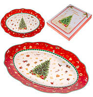 Блюдо фарфорове Christmas delight Lefard 30 см