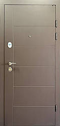Вхідна вулична двері "Портала" серія Тріо RAL ― модель Арізона (Три контури)