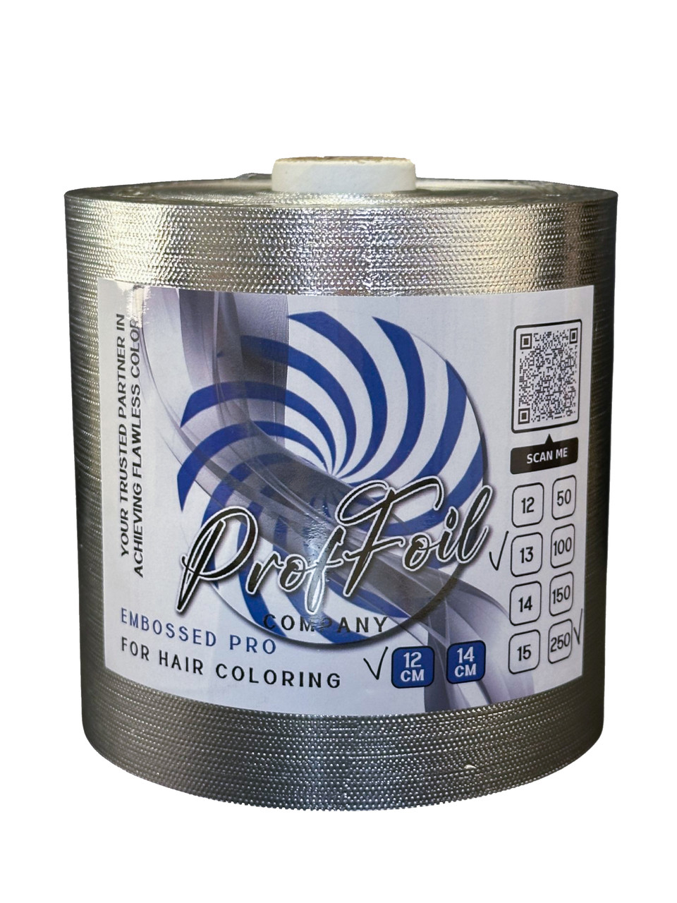 Фольга з тисненням для мілірування Sillver Prof Foil 12 см 13 мк 50 м, фото 1